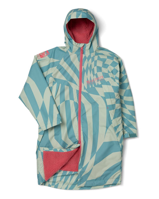 Warp Recycled Kids Changing Robe in Blue