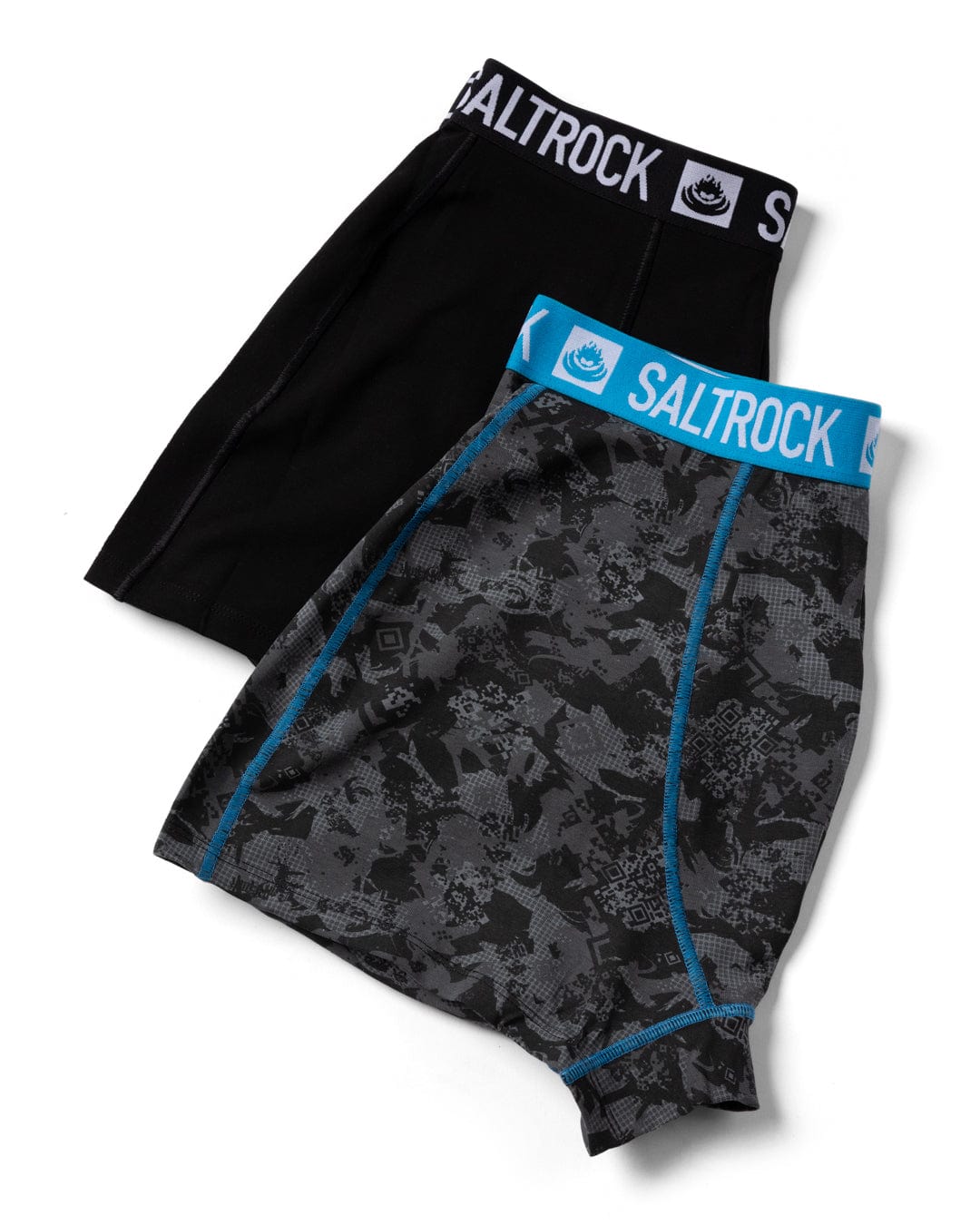 Po2 Digicamo - Mens 2 Pack Boxers - Black