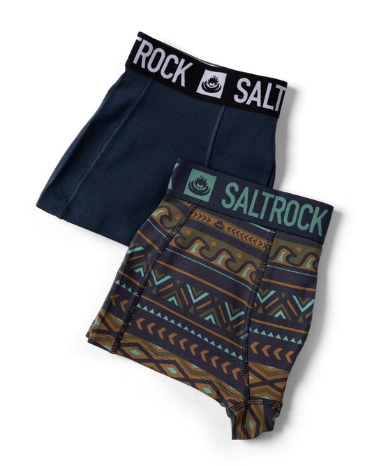 Po2 Arches - Kids 2 Pack Boxers - Blue