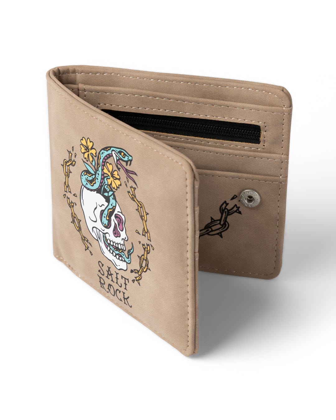 Yesterday's Youth Wallet in Beige