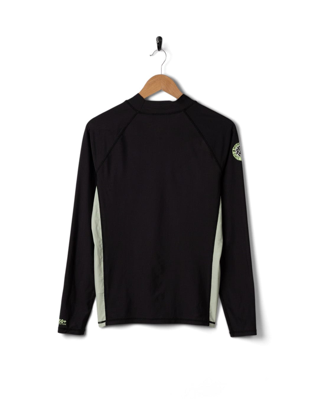 Warp Surf Mens Long Sleeve Rashvest in Dark Grey
