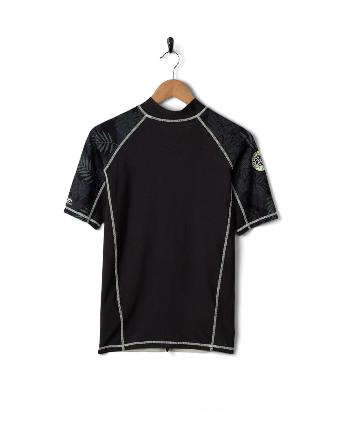 Warp Surf Mens Short Sleeve Rashvest in Light Green