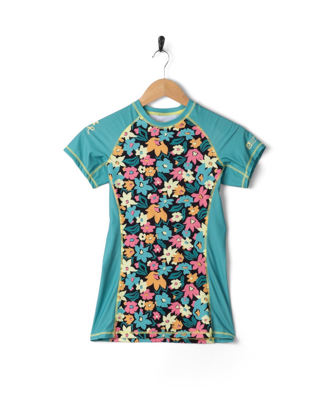 Holidaze Womens Short Sleeve Rashvest in Blue