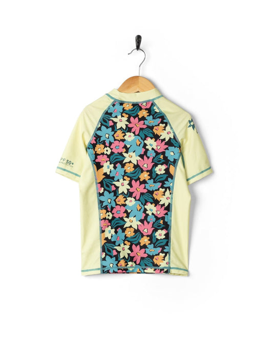 Holidaze - Kids Short Sleeve Rashvest - Light Yellow