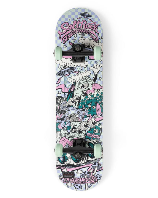 Race To Base Skateboard in Green