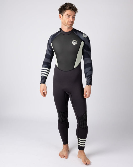 Warp Mens 3/2 Wetsuit in Dark Grey