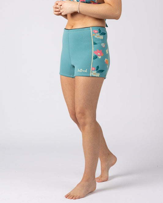 Surfdaze Womens Wetsuit Shorts in Blue
