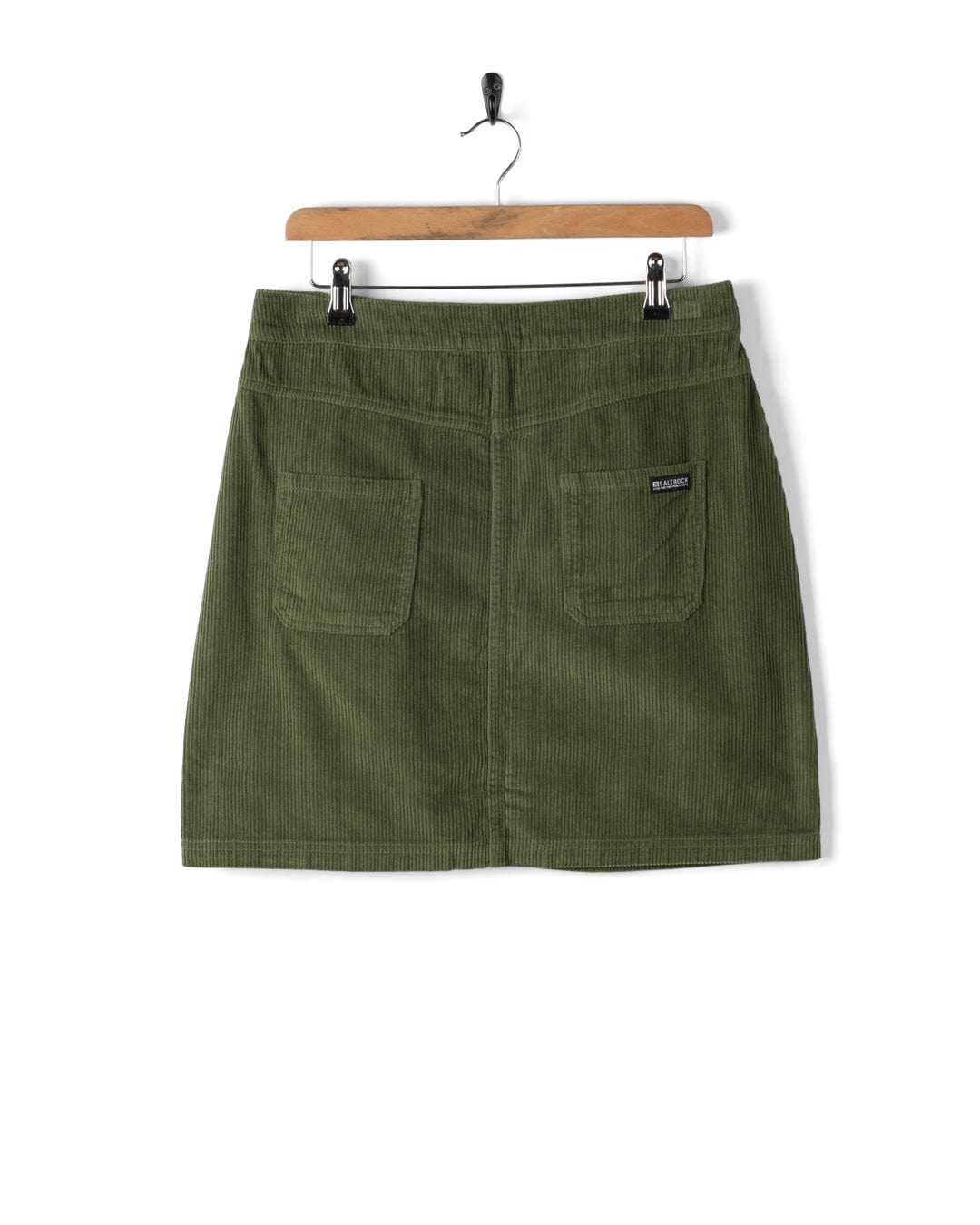 Sadie - Womens Corduroy Skirt - Dark Green