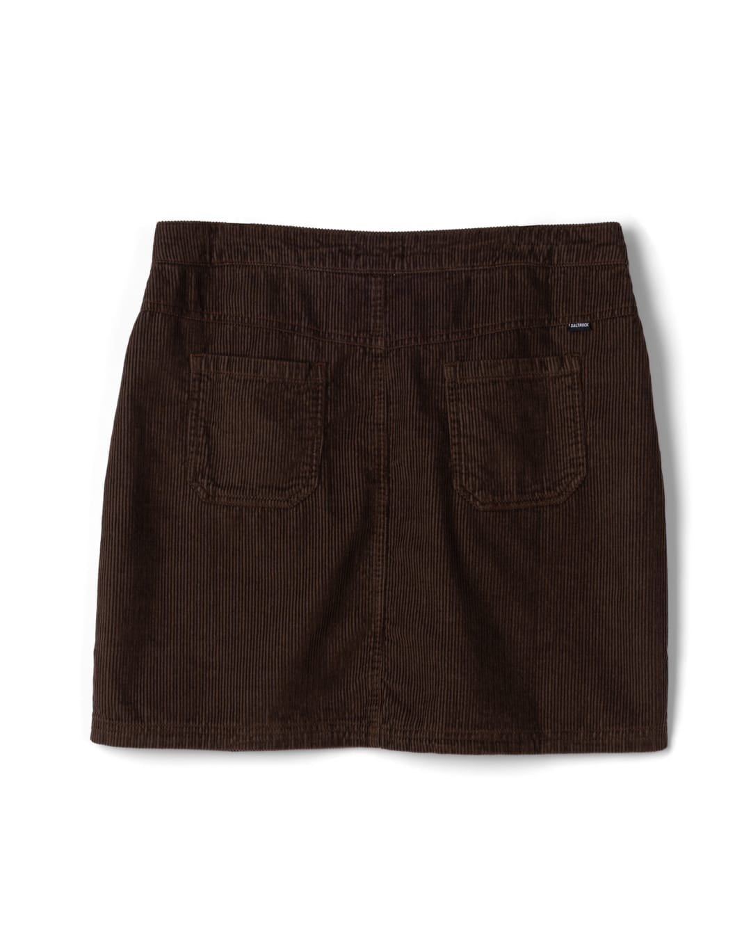 Sadie Cord Mini Skirt in Dark Brown