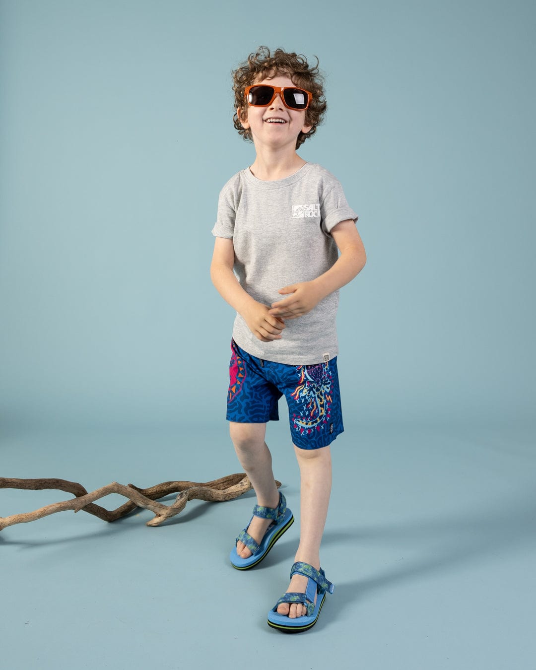 Gecko - Kids Swim Shorts - Blue