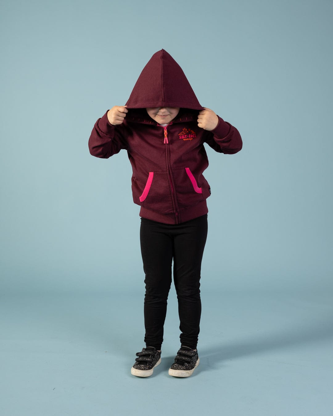 Wild & Free - Kids Zip Hoodie - Purple