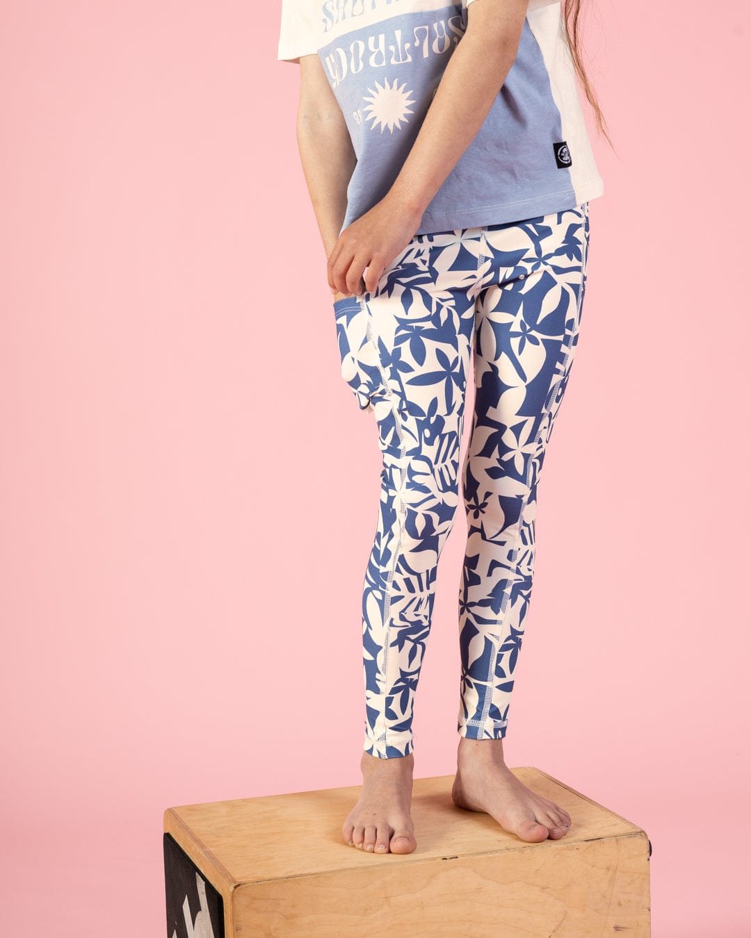 Balance - Kids Leggings - Blue