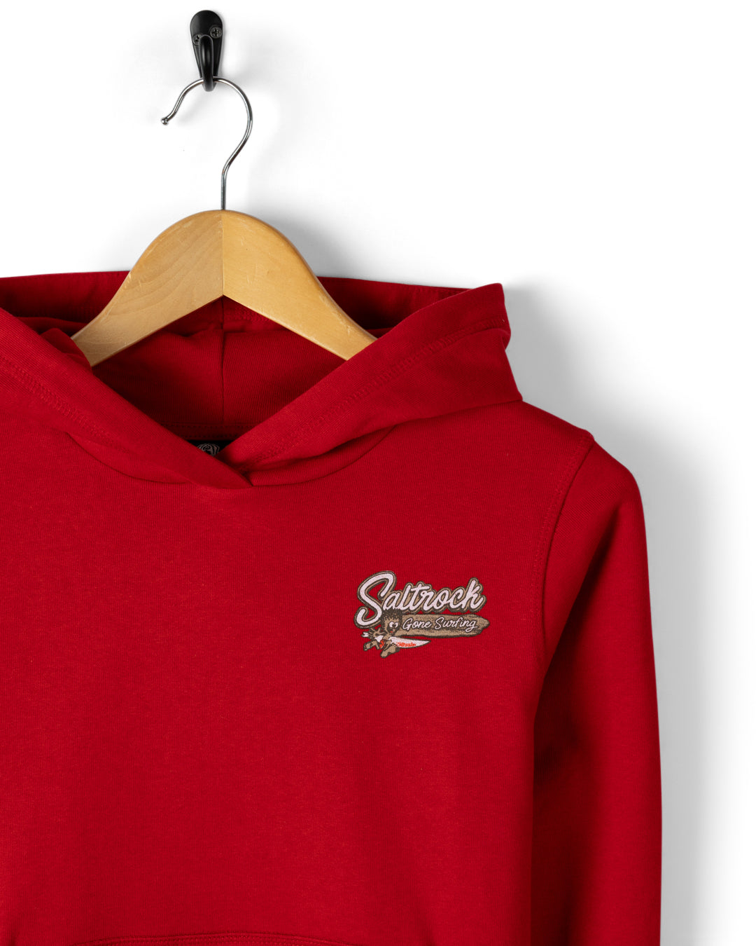 Beach Signs Devon - Kids Pop Hoodie - Red