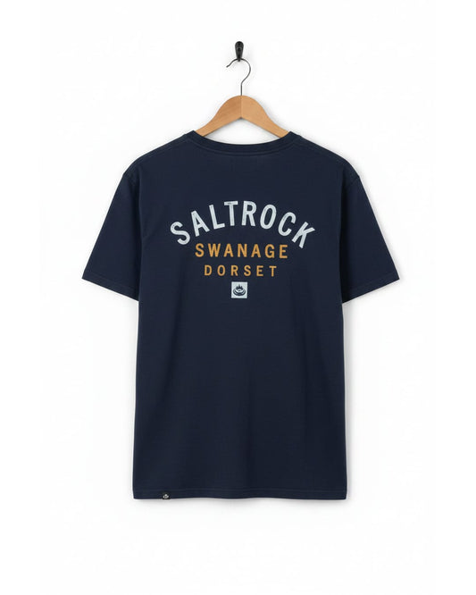Swanage Location Mens T-Shirt In Blue