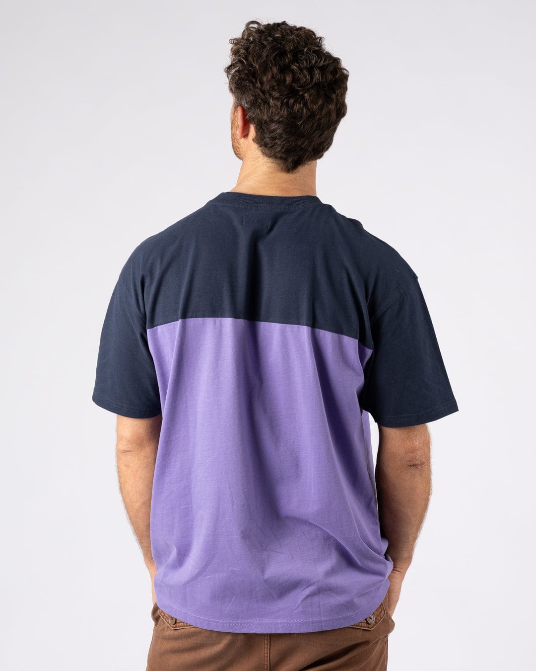 Heritage Logo - Mens Short Sleeve T-Shirt - Purple