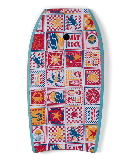 Tiles - 37" Bodyboard - Pink