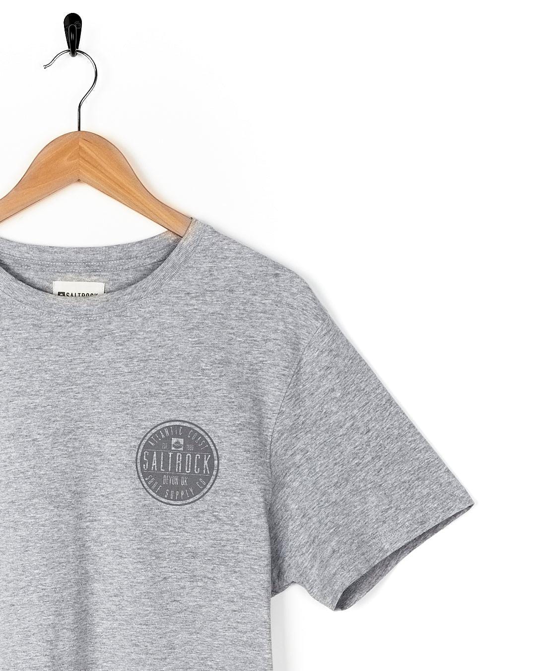 All Terrain - Mens Short Sleeve T-Shirt - Grey - Saltrock