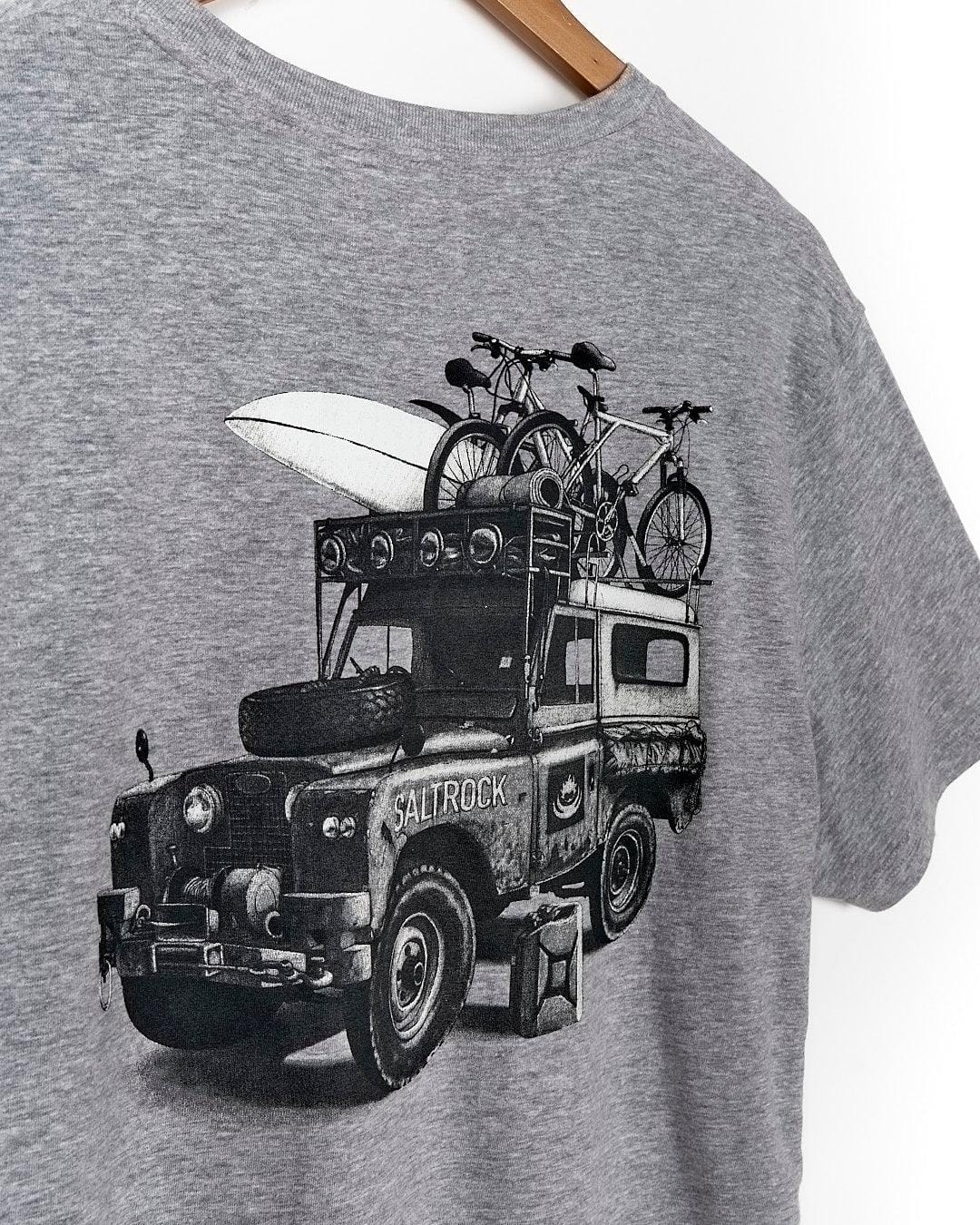 All Terrain - Mens Short Sleeve T-Shirt - Grey - Saltrock