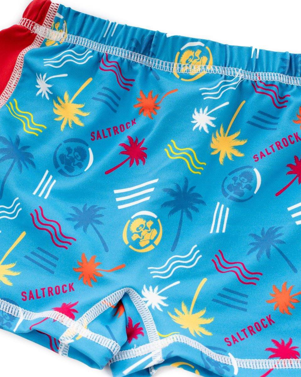 Tropical Mix - Kids Sunsuit - Blue - Saltrock