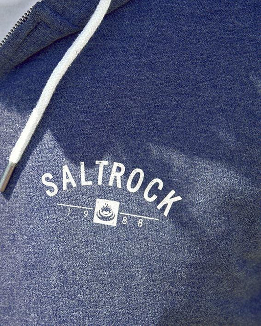 Location - Mens Pop Hoodie - Newquay - Dark Blue - Saltrock