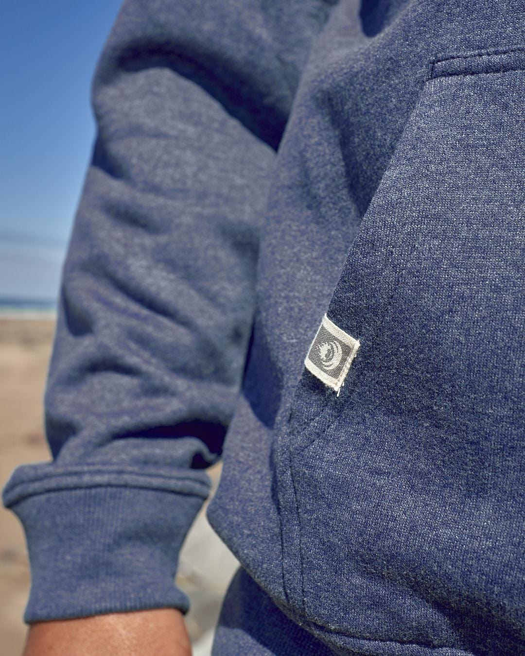 Location - Mens Pop Hoodie - Dartmouth - Dark Blue - Saltrock