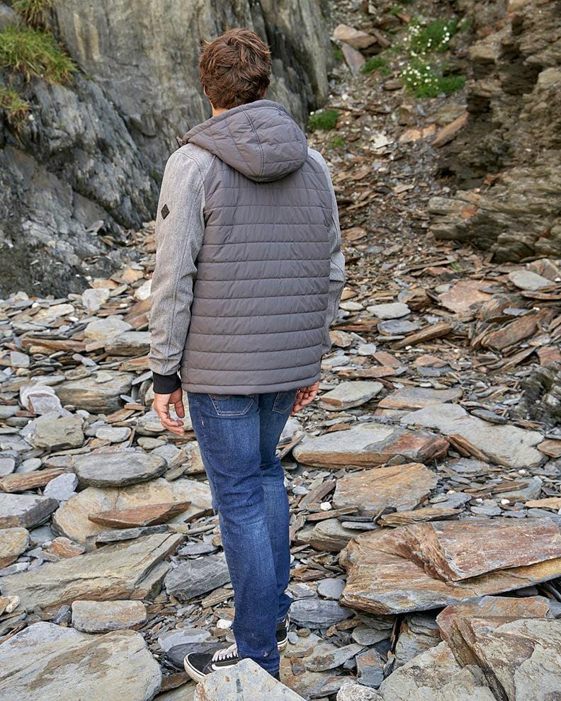Purbeck - Mens Padded Jacket - Dark Grey - Saltrock
