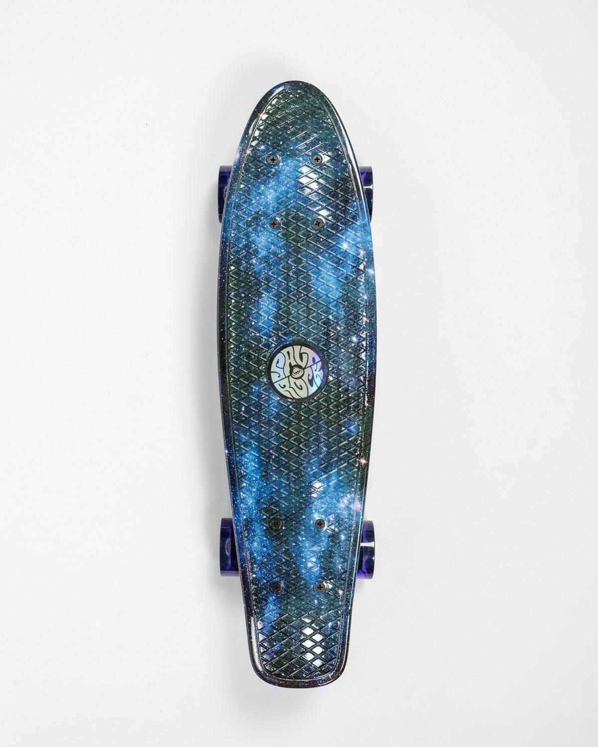 Retroride Mini Skateboard GalaxyPurple skateboard galaxy