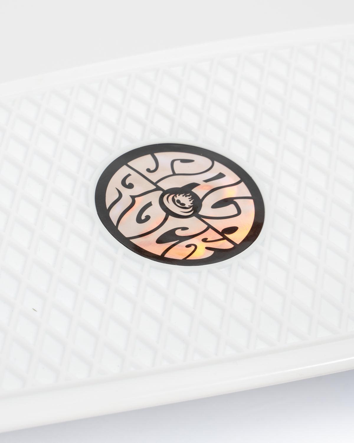 Retroride - Mini Skateboard with Flashing Wheels - White/Blue - Saltrock