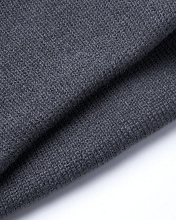 Ok - Tight Knit Beanie - Dark Grey - Saltrock