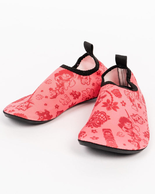 Tiki Tok - Kids Aqua Shoe - Red - Saltrock