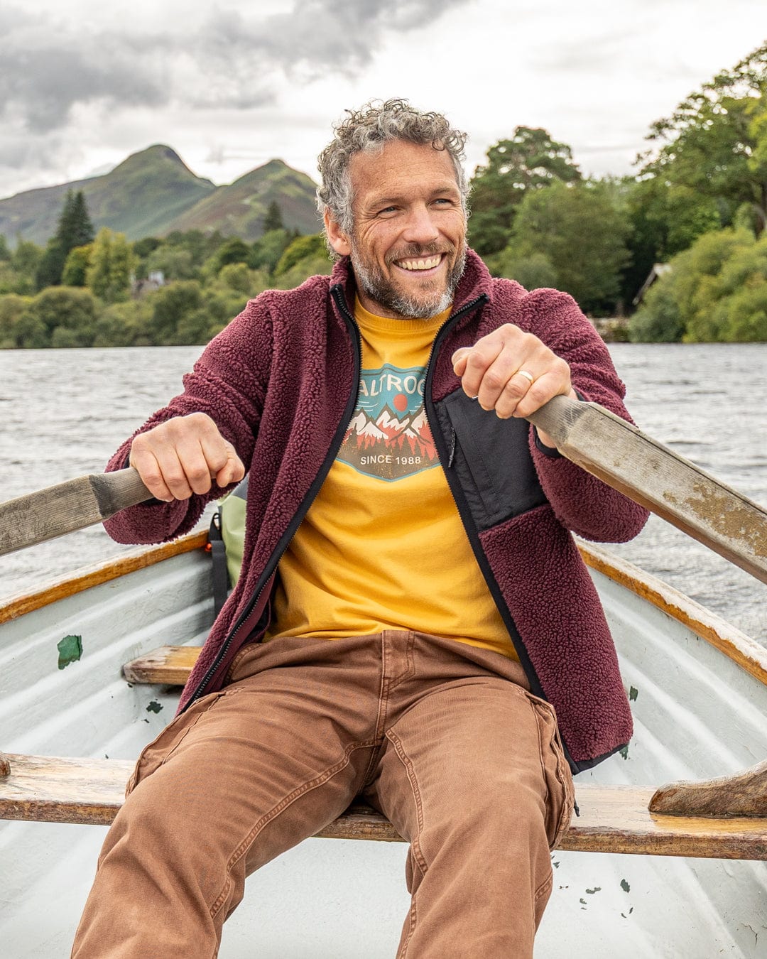 Wye 2 - Mens Sherpa Fleece - Purple