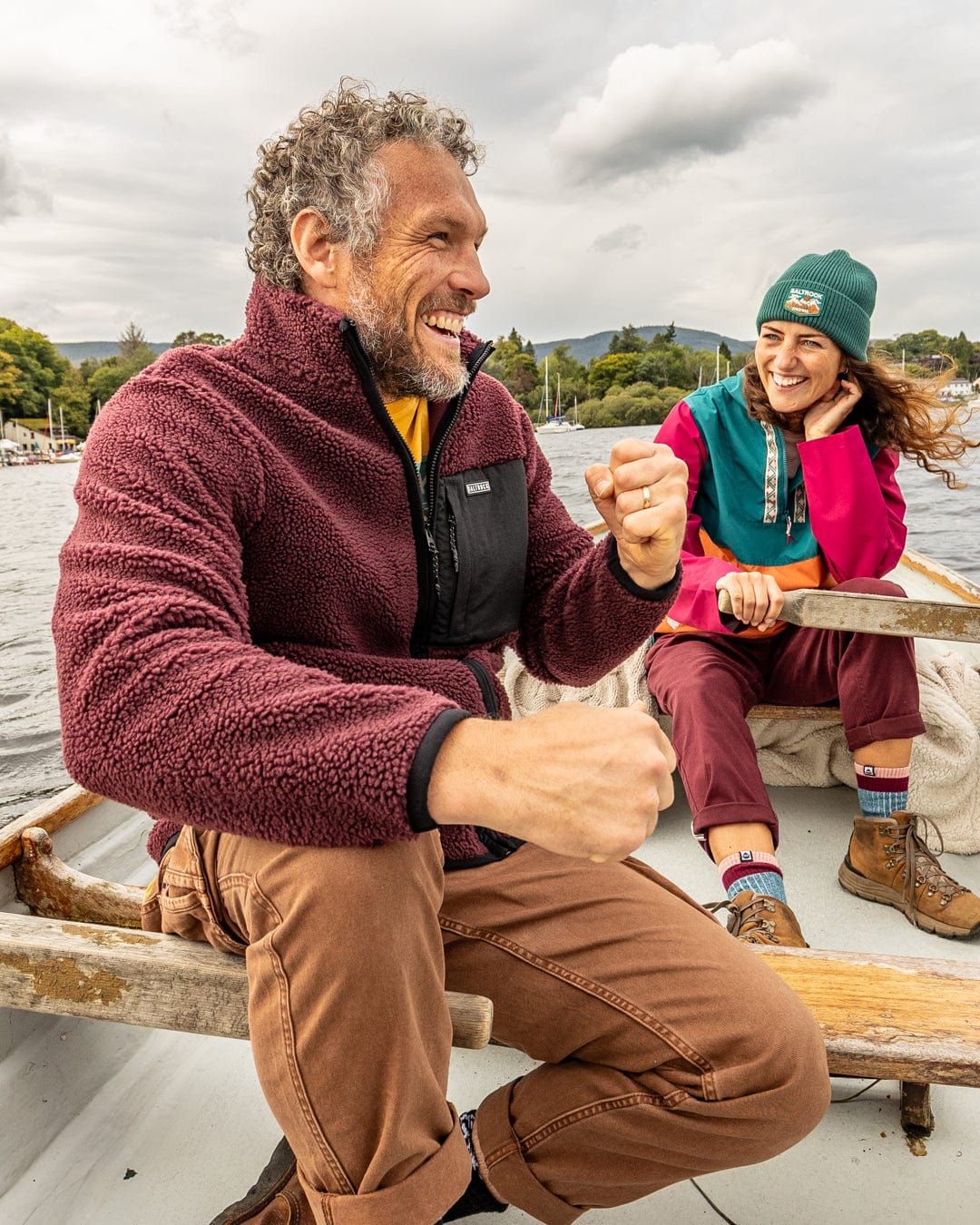 Wye 2 - Mens Sherpa Fleece - Purple