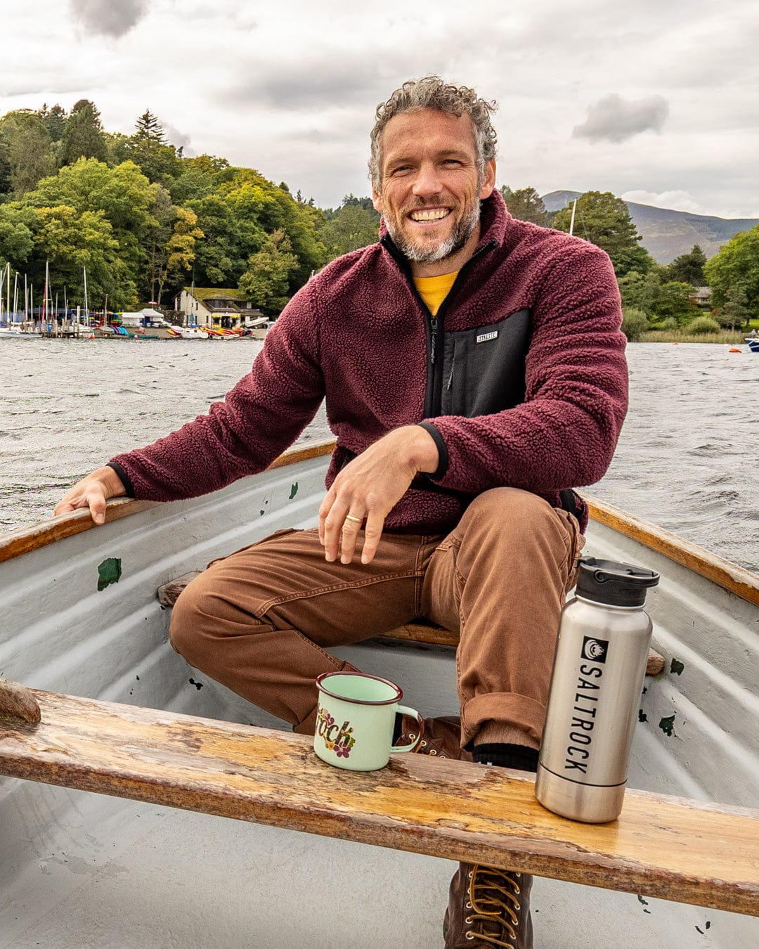 Wye 2 - Mens Sherpa Fleece - Purple