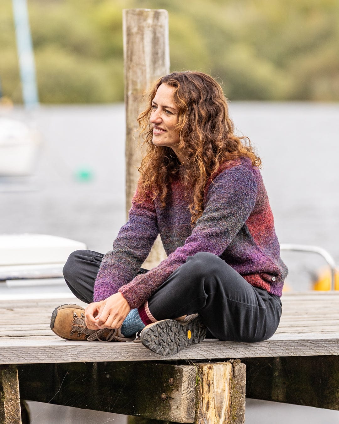 Bowden - Womens Jumper - Purple