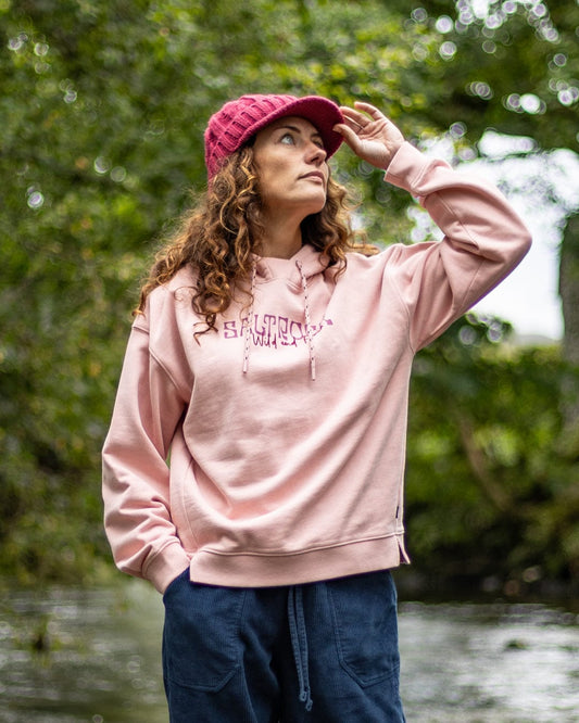 Blossom - Womens Oversized Pop Hoodie - Pink