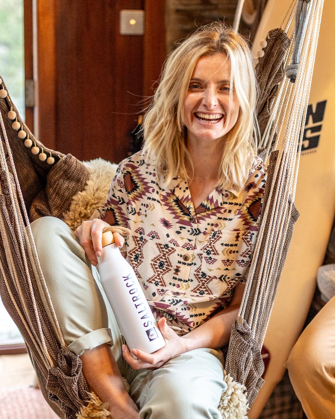 Sabina - Womens Short Sleeve Shirt - Cream