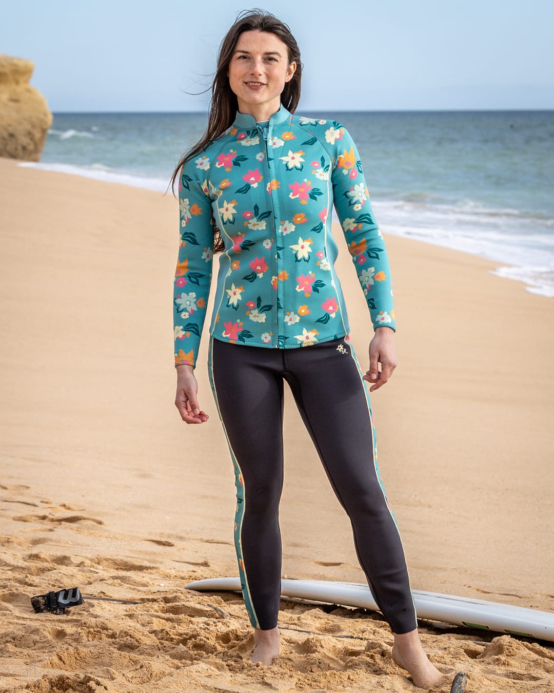 Surfdaze Womens Wetsuit Legging in Dark Grey