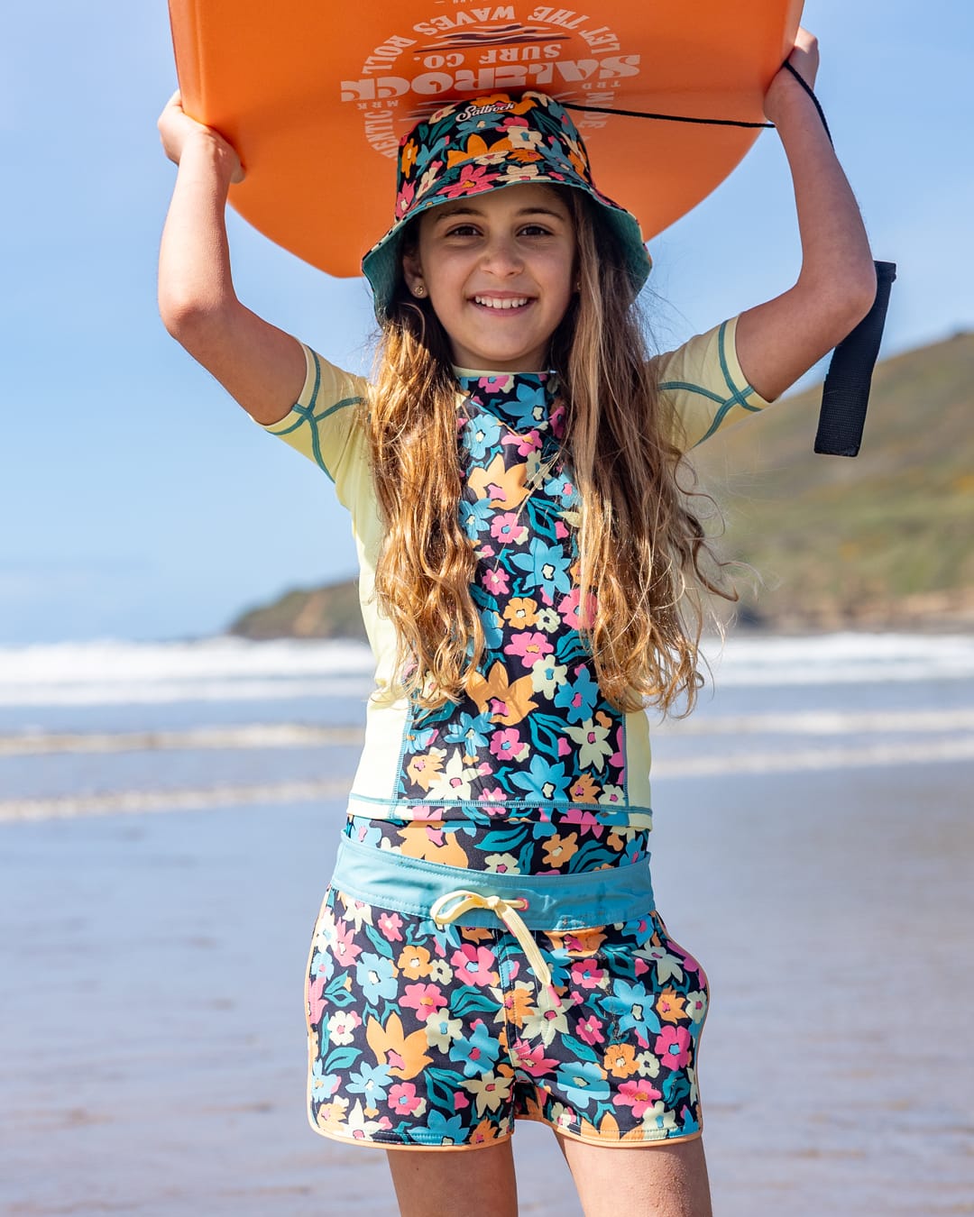Holidaze Kids Short Sleeve Rashvest in Light Yellow