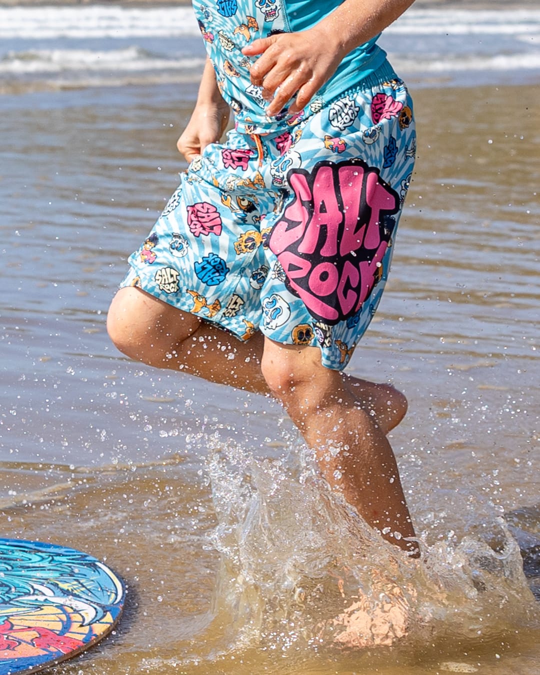 Lush Waves Kids Swimwear in Blue