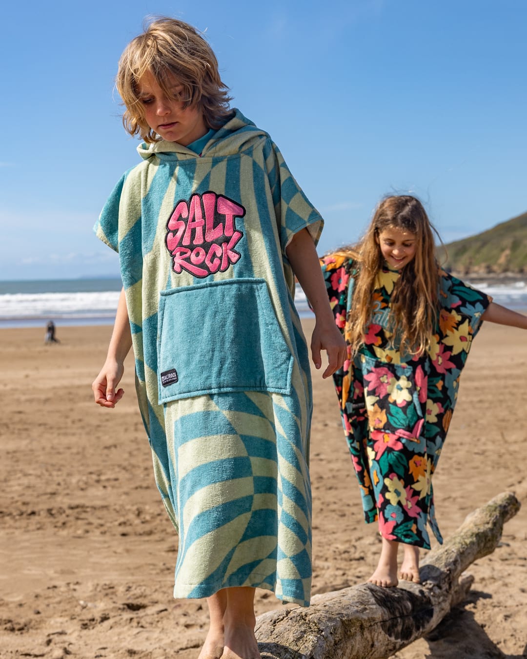 Warp Kids Changing Towel in Blue