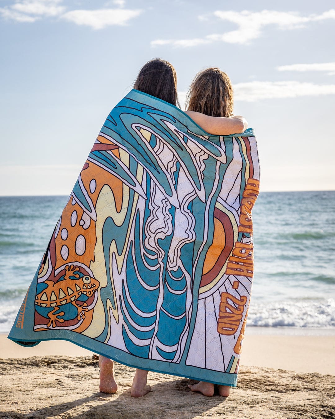 Open Finals - Beach Mat - Blue