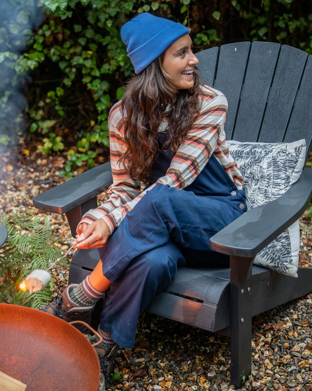 Willow Womens Dungarees in Blue