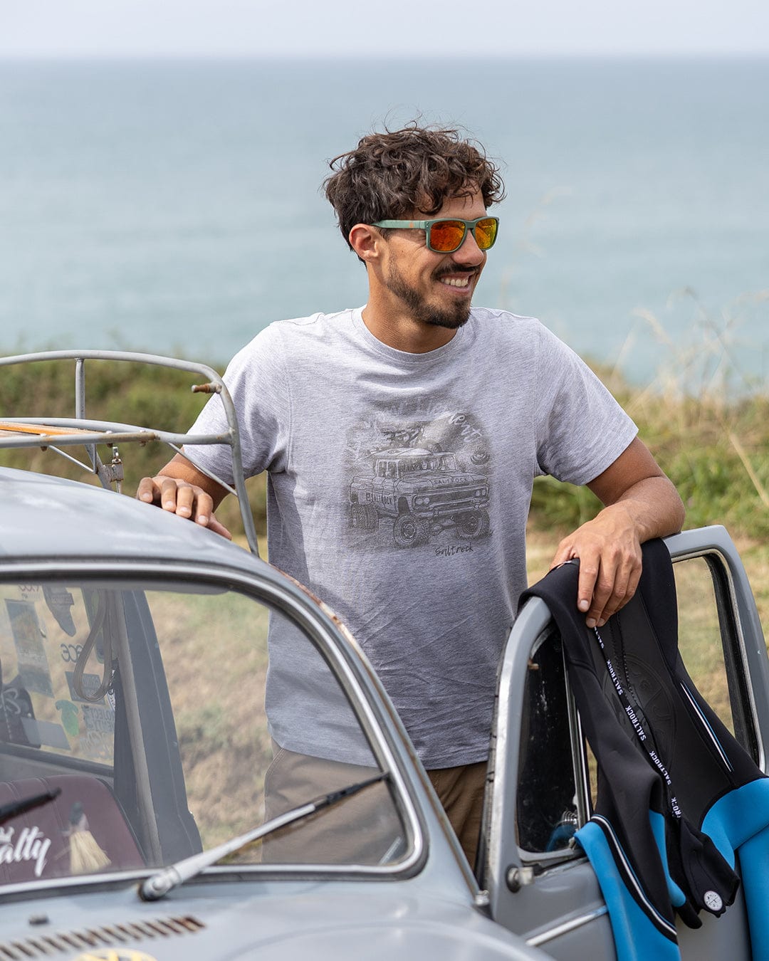 Axle - Mens Short Sleeve T-Shirt - Grey