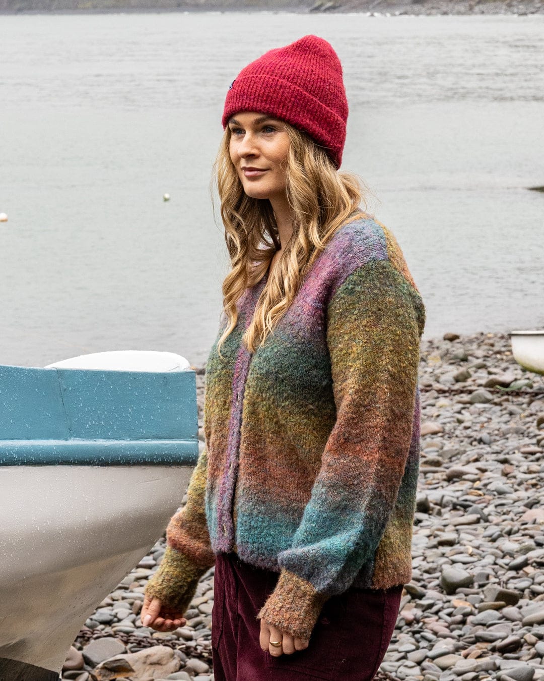 Tessa - Womens Knitted Cardigan - Multi