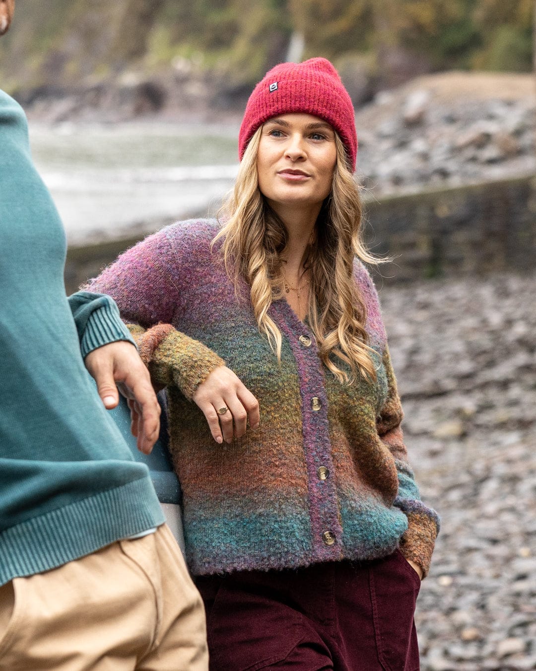 Tessa - Womens Knitted Cardigan - Multi