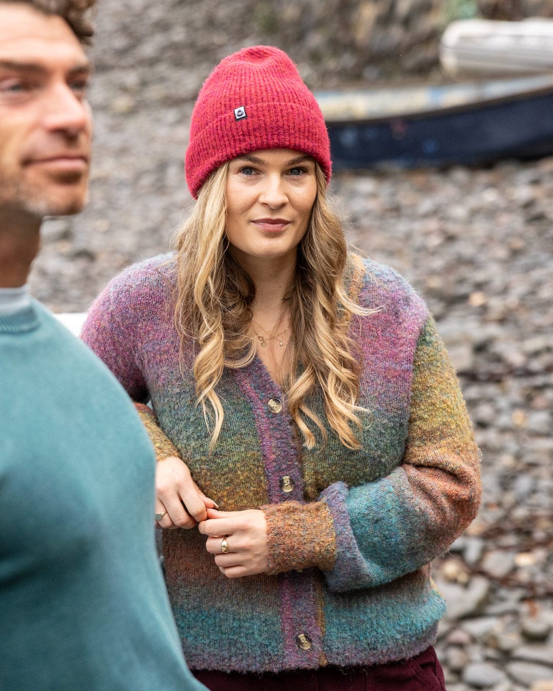 Tessa - Womens Knitted Cardigan - Multi