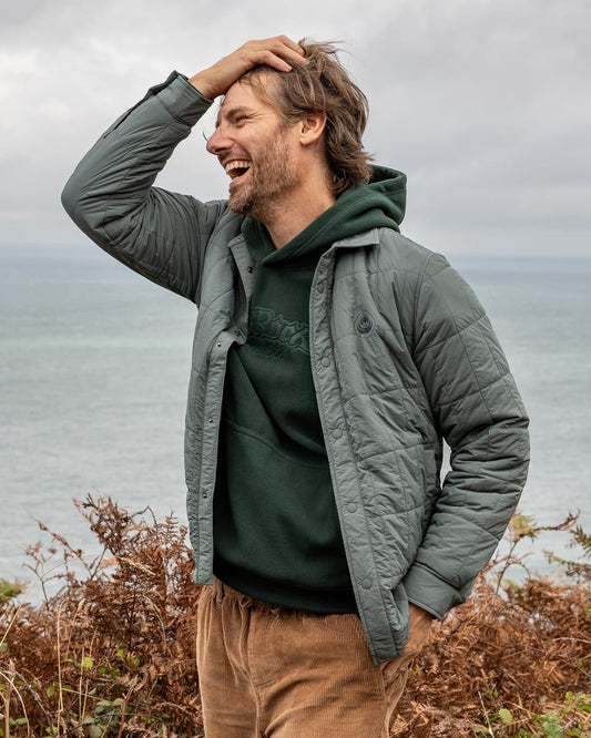 Glade Mens Padded Jacket in Green