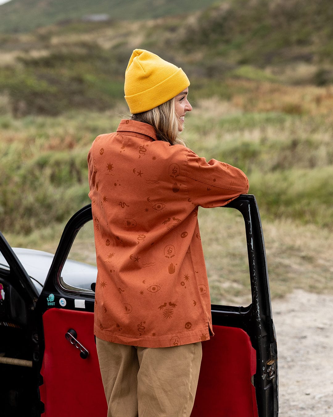 Spirit - Womens Long Sleeve Shirt - Orange