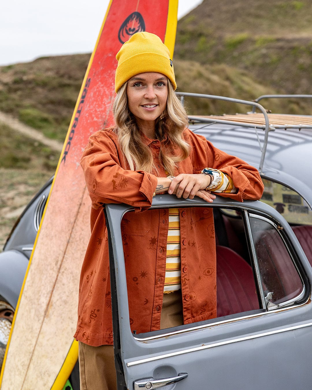 Spirit - Womens Long Sleeve Shirt - Orange