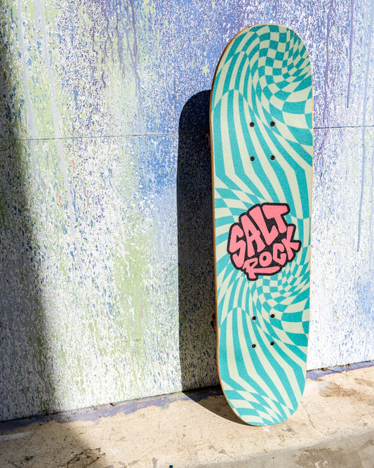 Lush Waves Skateboard in Blue